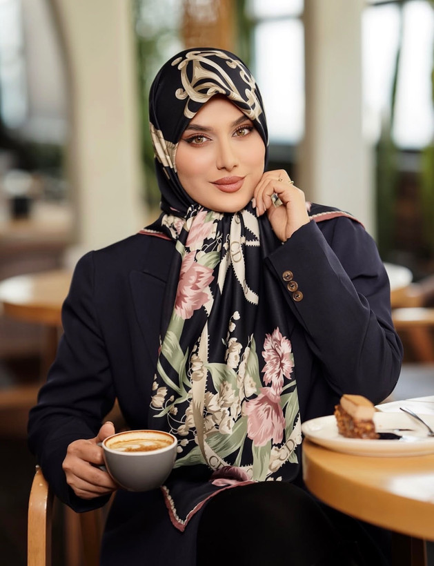 ابریشم توییل وارداتی لاله لوکس