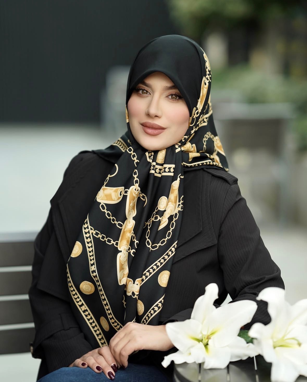 ابریشم توییل وارداتی حاشیه زنجیری
