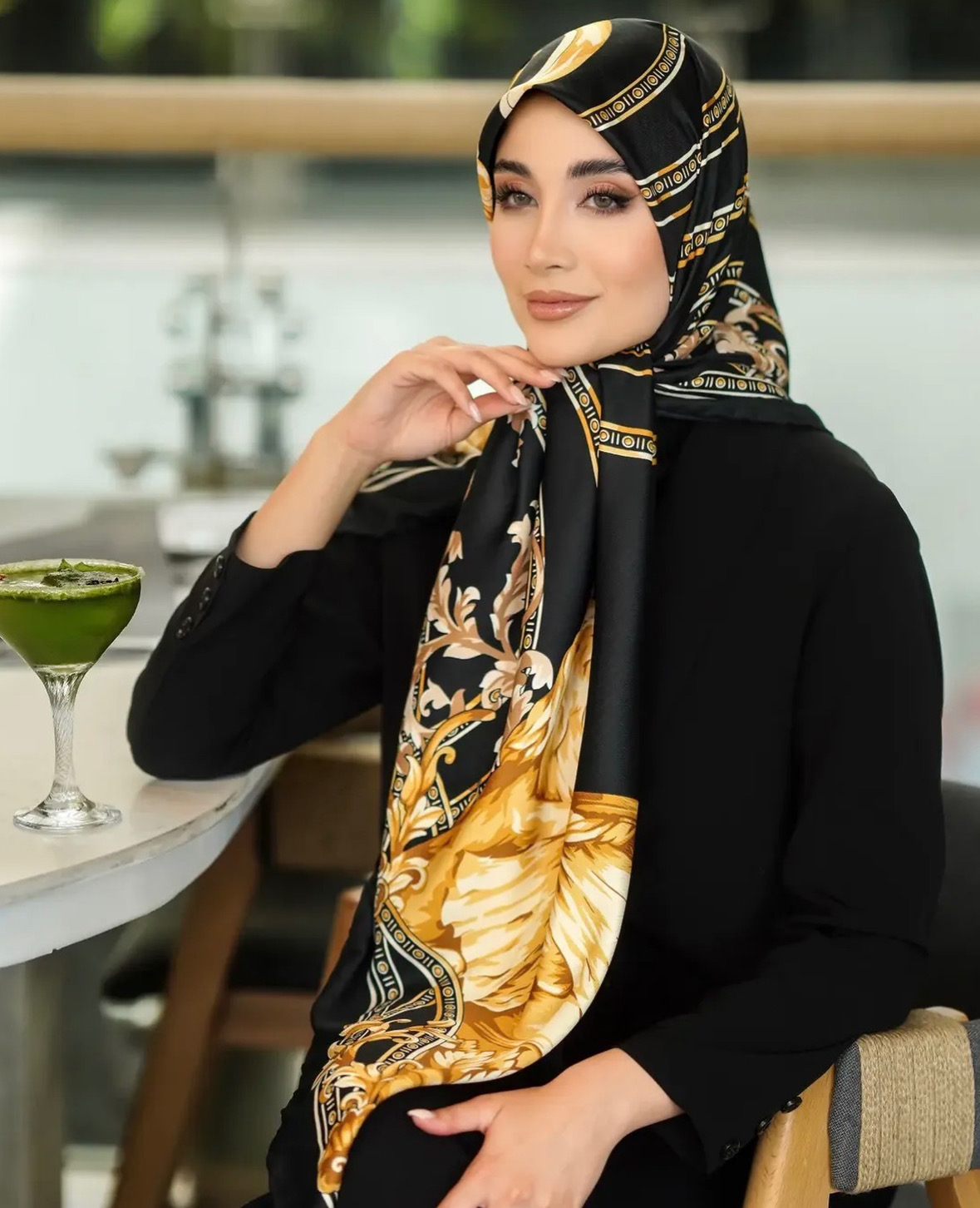 ابریشم توییل وارداتی مشکی