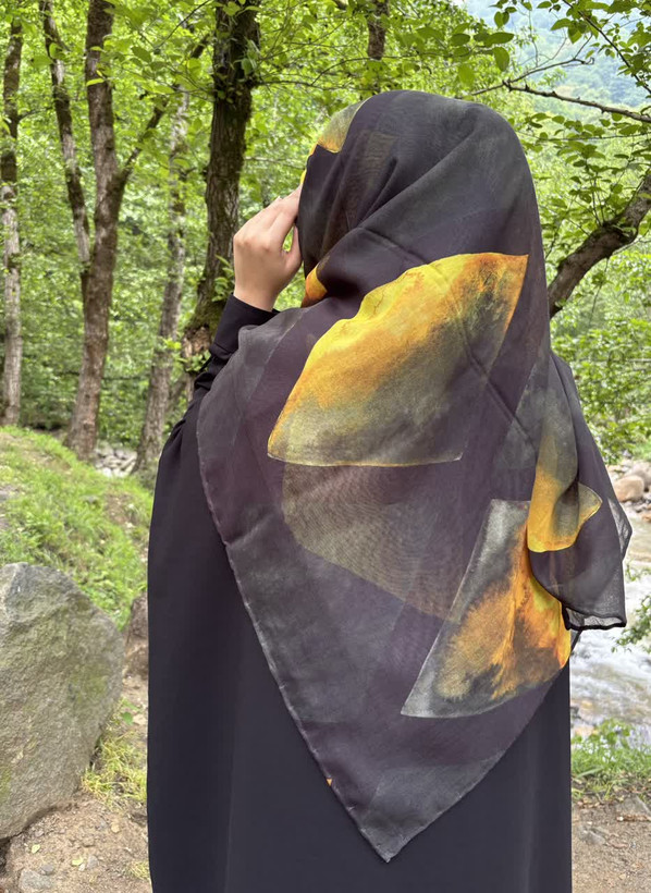 روسری نخی زنانه اقتصادی قواره ۱۴۰