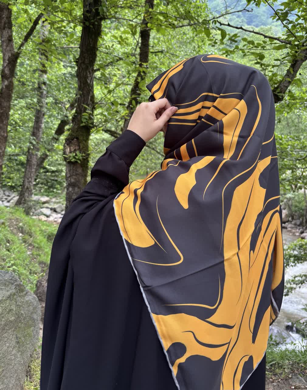 روسری نخی زنانه اقتصادی قواره ۱۴۰