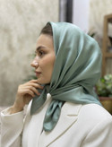 روسری ساتن ابریشم ترک قواره ۹۰ | ایستایی عالی و بسیار شیک