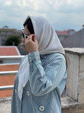 روسری ابریشم ژاکارد وارداتی اعلا قواره ۹۰