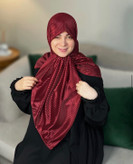 روسری زنانه وارداتی ژان ژان مجلسی قواره بزرگ