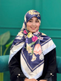 ابریشم توییل سرمه ای