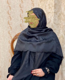 روسری ژاکارد دورو طرح گل قواره ۱۴۰ دورریش