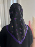 روسری نخی کودک قواره ۶۰ گلگلی