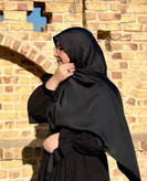 روسری ساتن ابریشم ترک قواره ۱۳۰ | ایستایی عالی و بسیار شیک